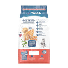 Close-up of Blue Buffalo kibble texture highlighting palatable chicken