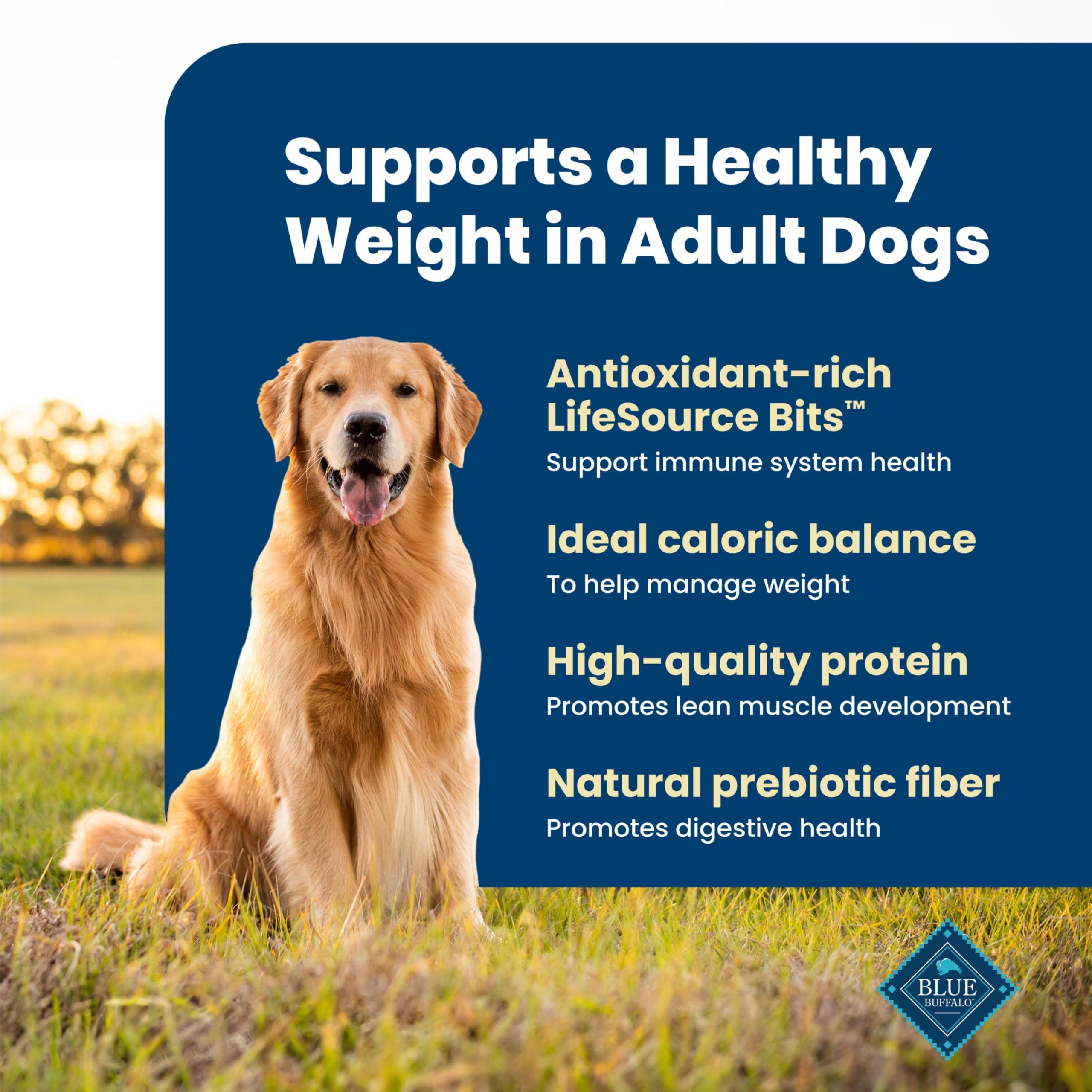 Blue Buffalo nutrition panel label showing guaranteed analysis