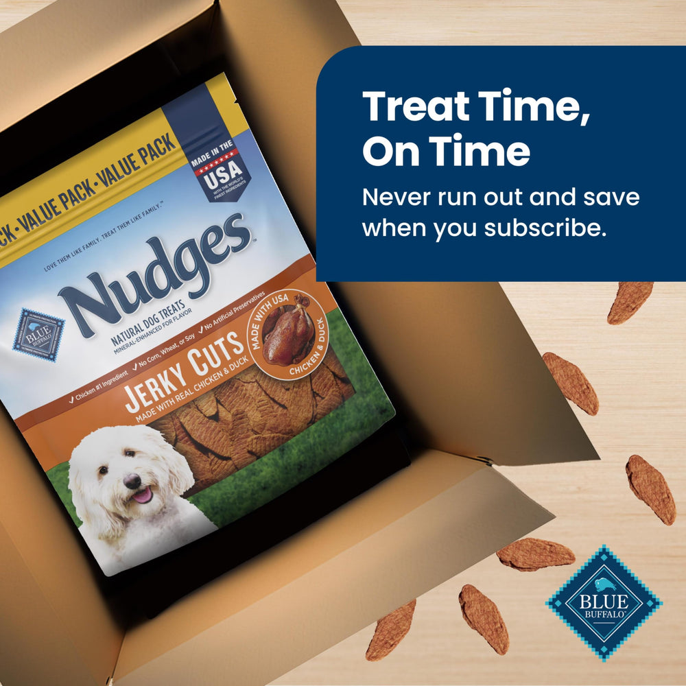 Blue Buffalo happy dog eating treat illustrating appetite appeal