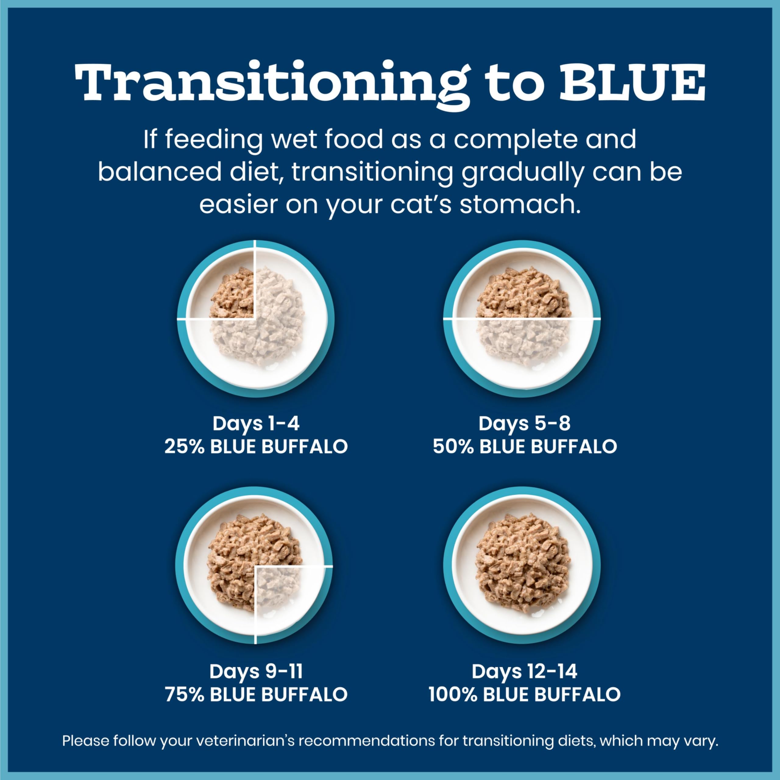 Blue Buffalo lifestyle kitchen scene showing easy feeding and family use