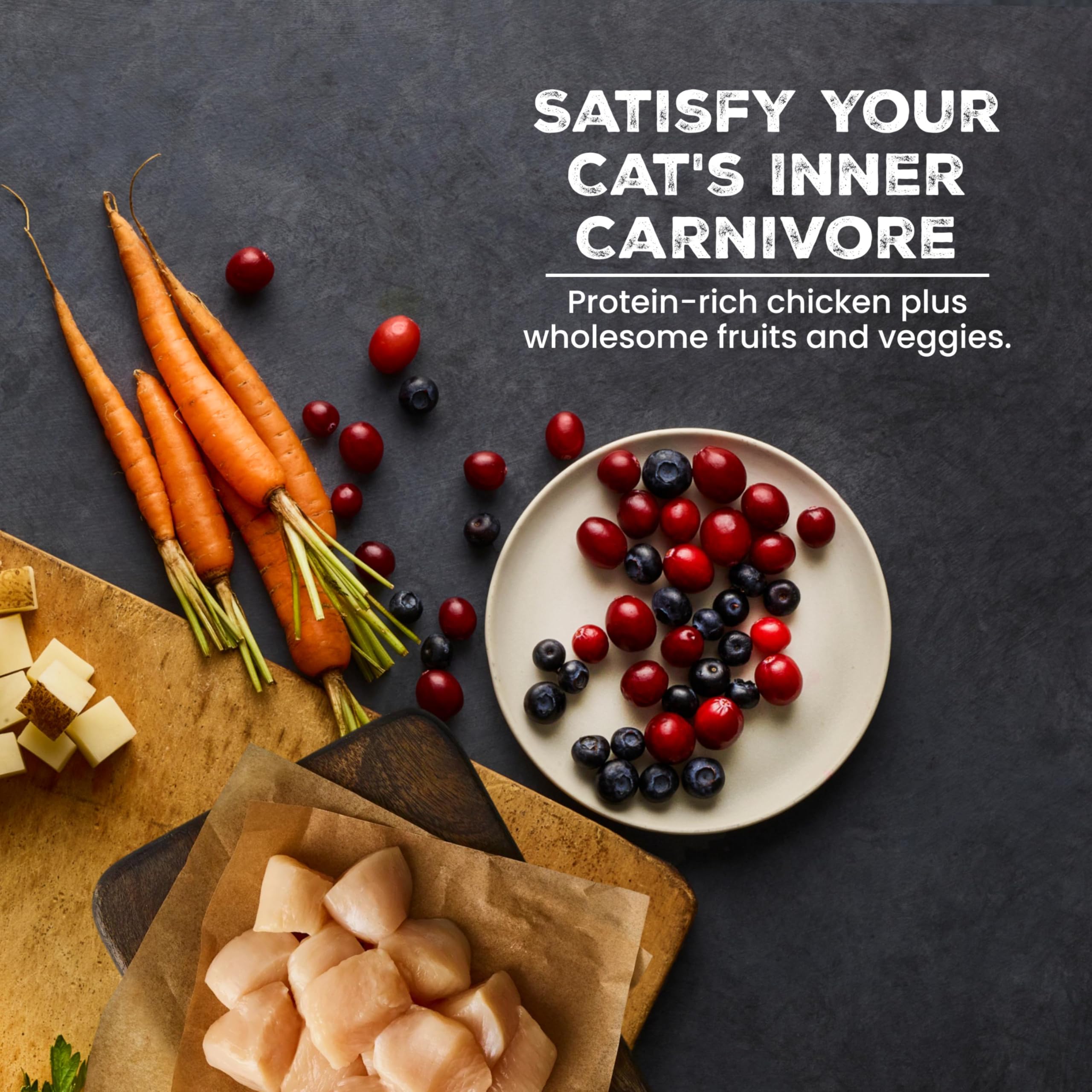 Blue Buffalo bag next to measuring scale showing 15 lb size