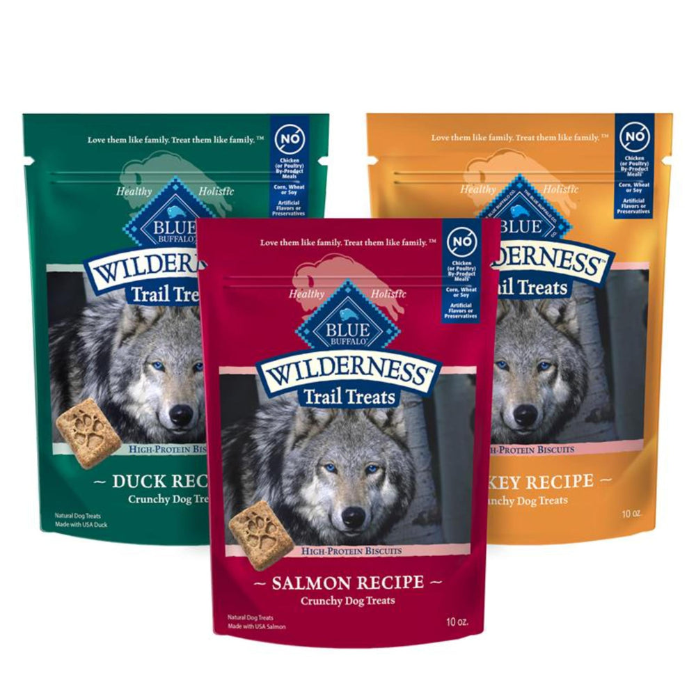 Blue Buffalo front packaging showing variety pack and grain-free benefit