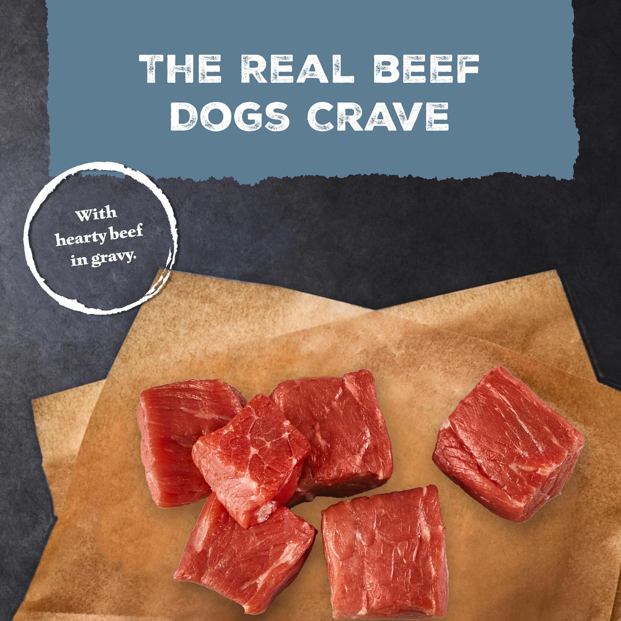 Blue Buffalo stew mixed into kibble for extra flavor and moisture