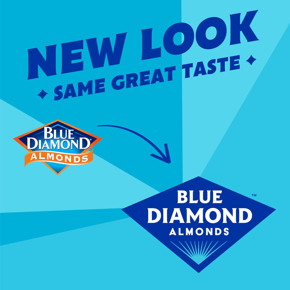 Blue Diamond almond pouches on a hiking trail providing energy on-the-go