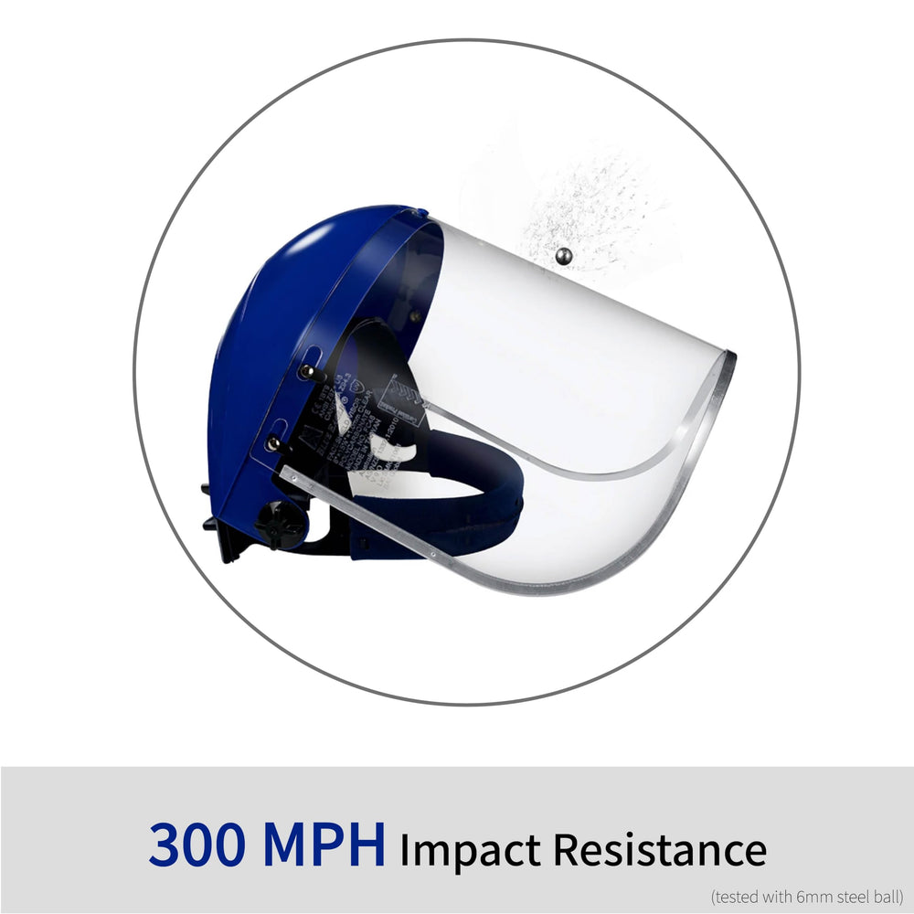 Blue Eagle side profile on model showing full protection and comfortable wear