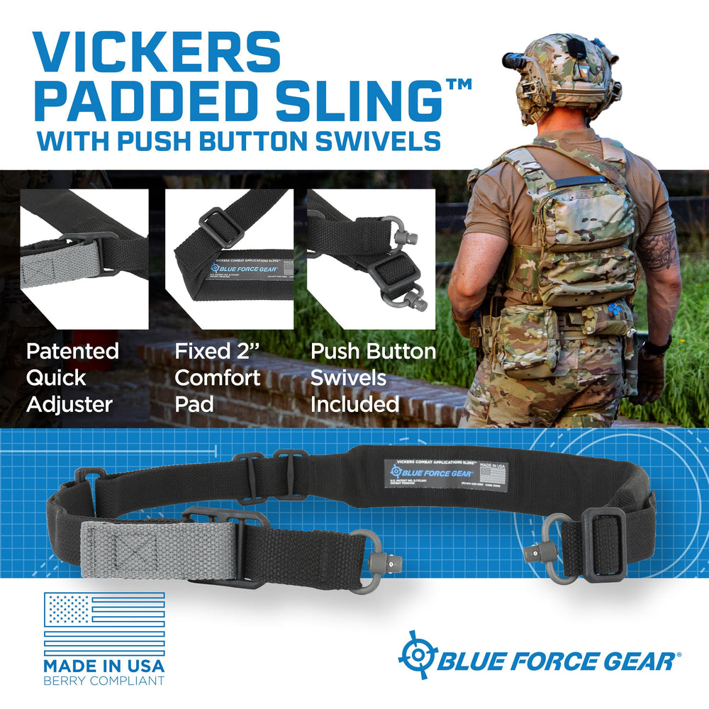 Blue Force Gear quick adjuster detail for fast, no-tail length changes