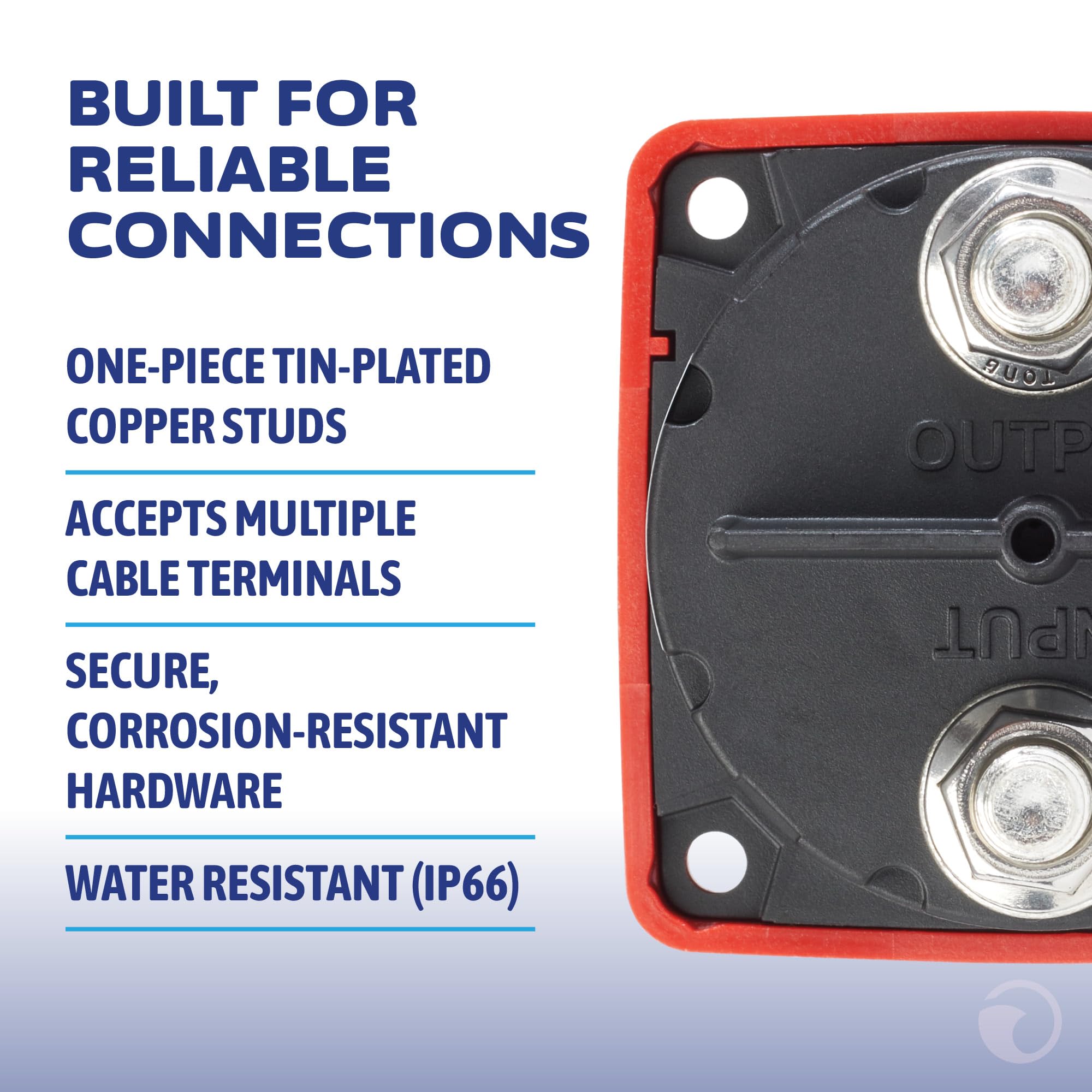Blue Sea Systems installed in engine room illustrating ignition-protected placement and safety