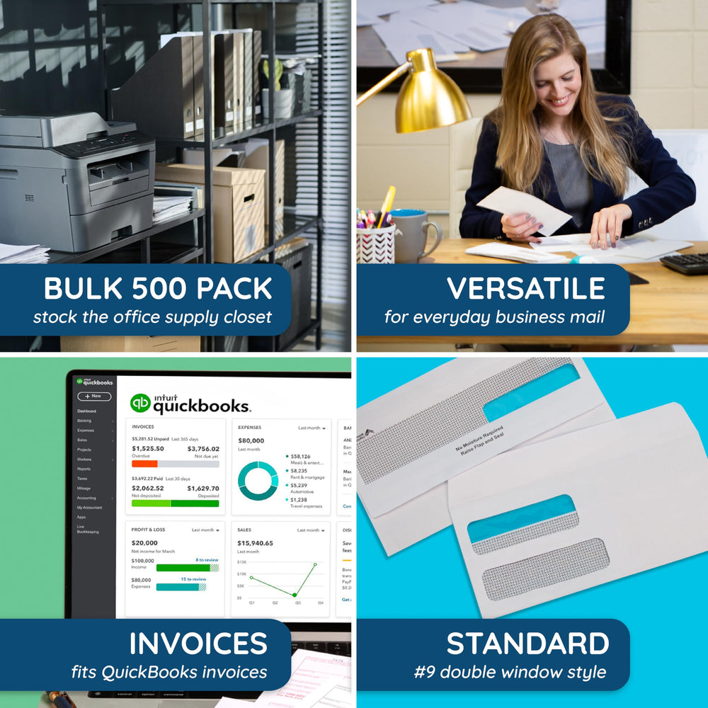 Blue Summit Supplies envelopes in office use speeding invoicing and reducing handling