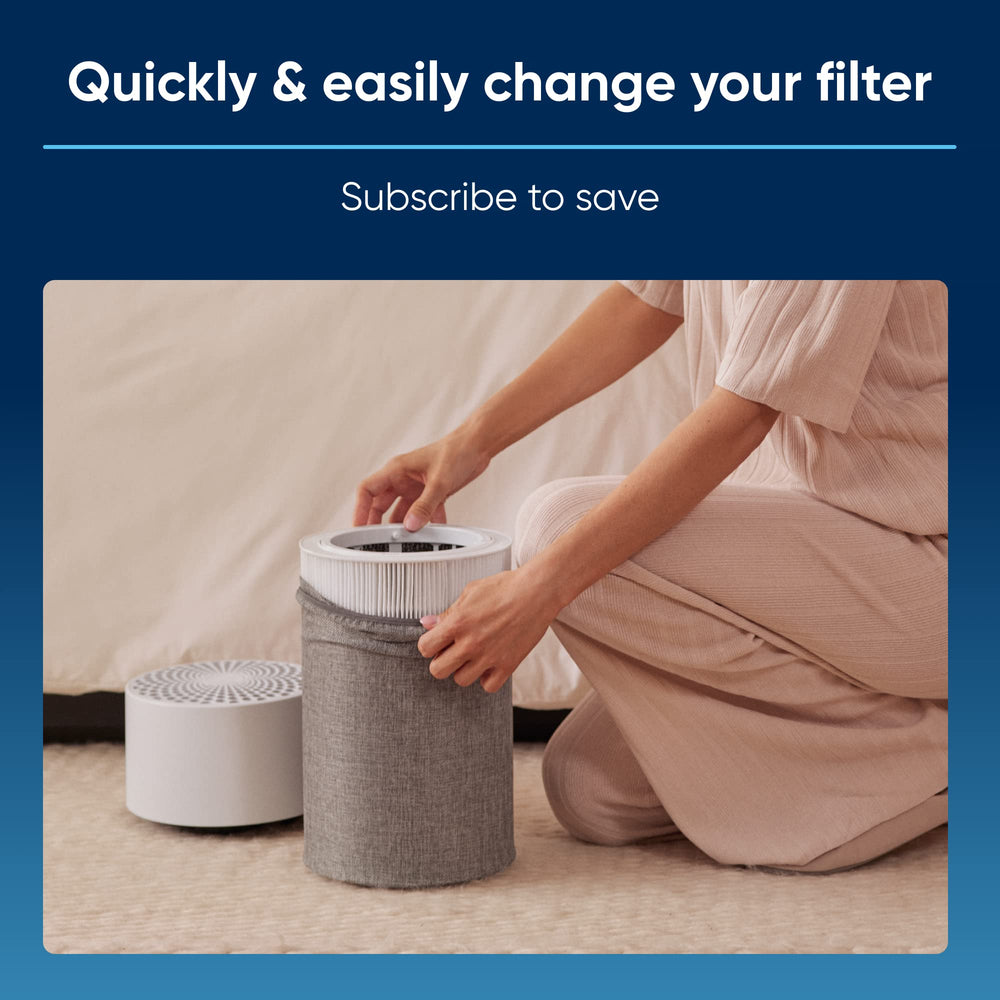 BLUEAIR filter installed in Blue Pure 511 unit demonstrating easy replacement benefit