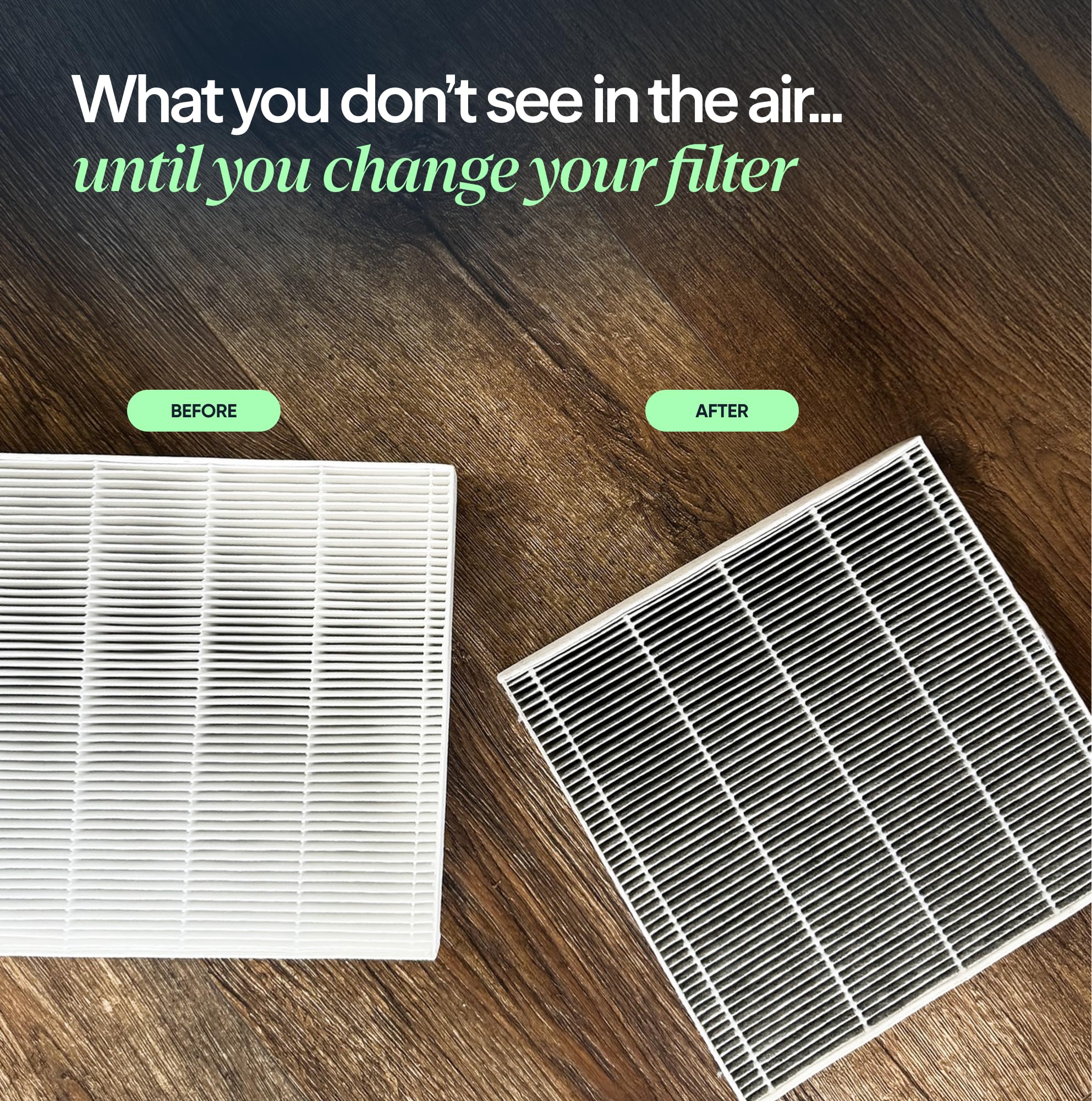 BLUEAIR filter pictured in pet-friendly living room trapping pet dander
