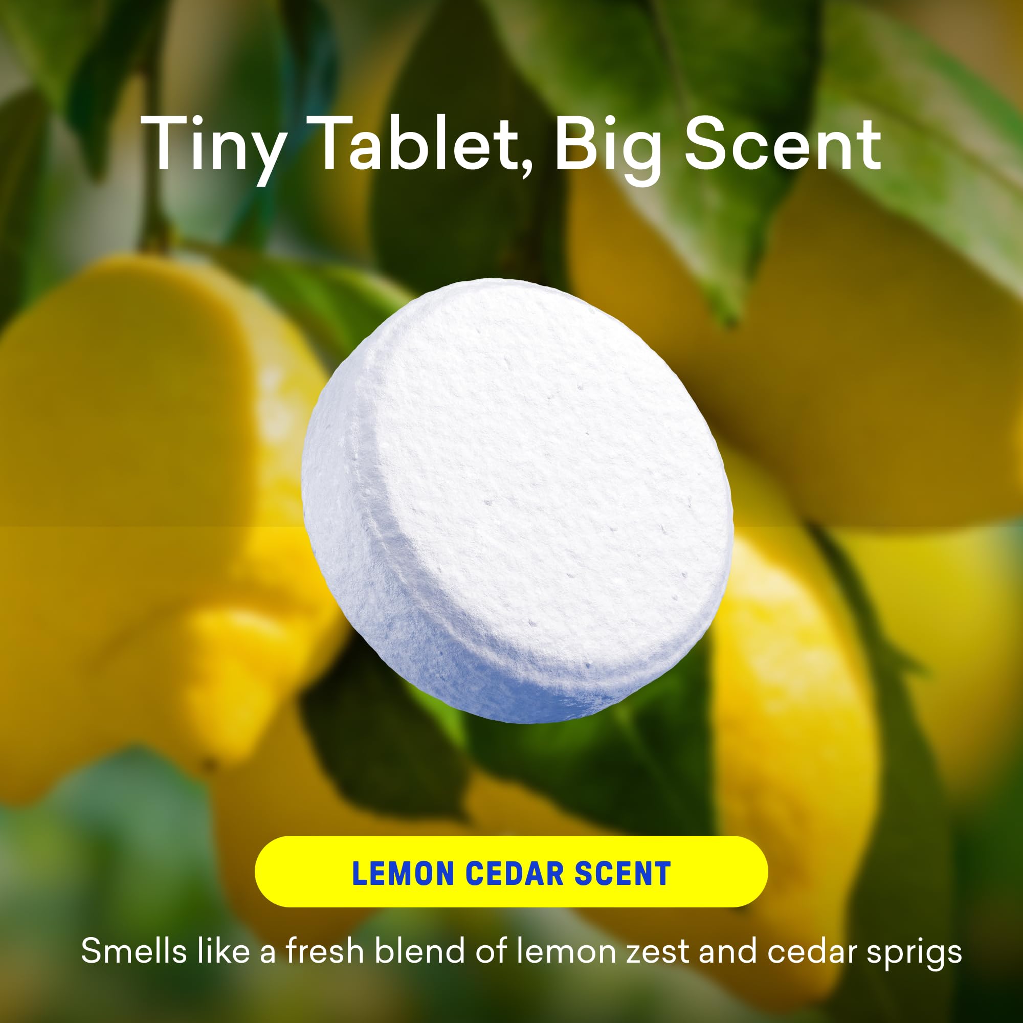 BLUELAND tablets staged in a clean bathroom to show everyday use