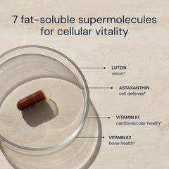 Blueprint Bryan Johnson softgel versus capsule comparison showing updated vegan format
