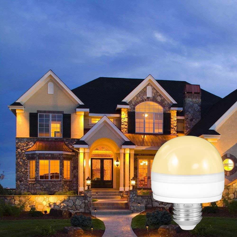 BLUEYE bedside scene with bulb on showing renter-friendly emergency lighting benefit