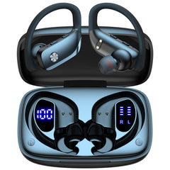 bmani front charging case showing earbuds and portability benefit