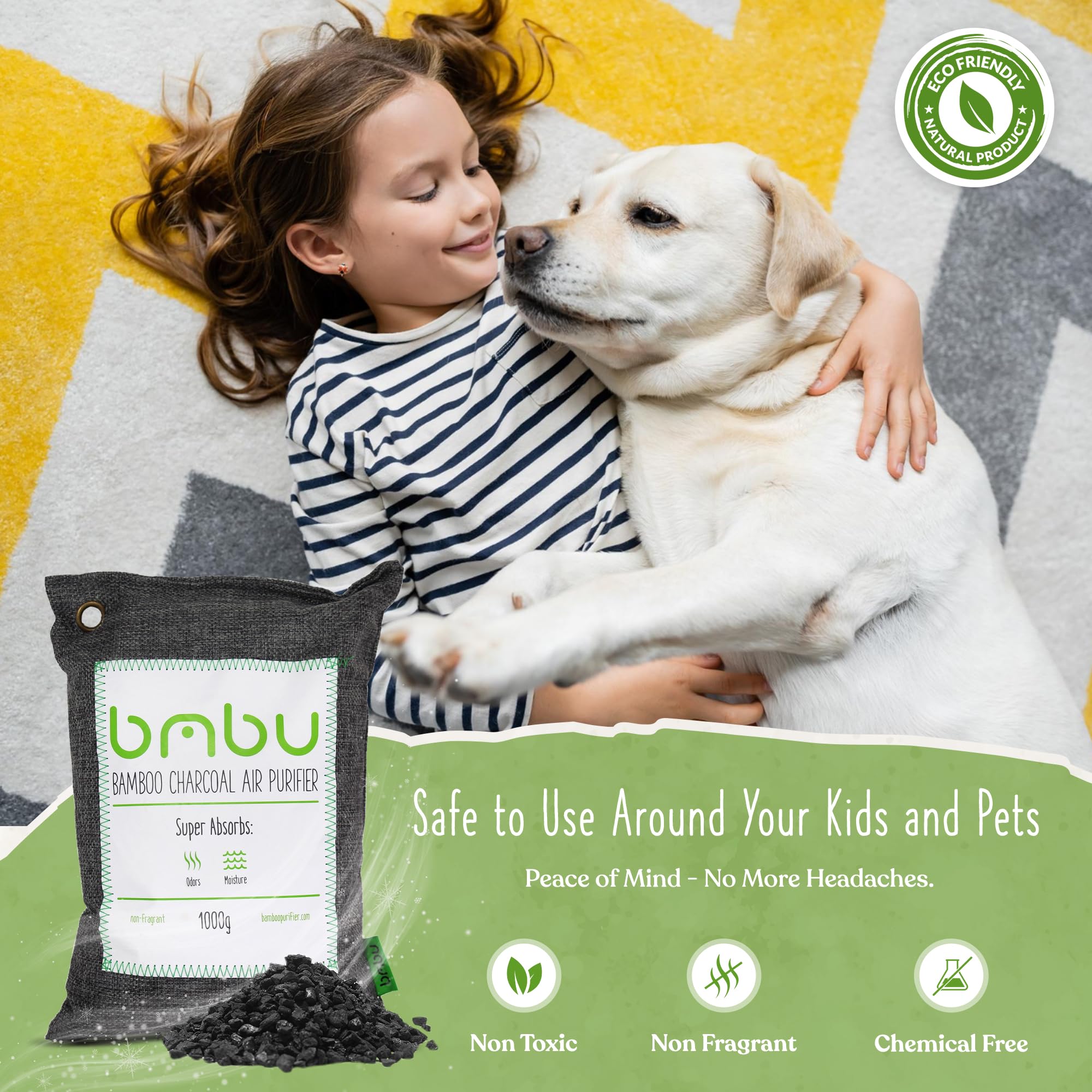 bmbu printed label and instructions clarifying safe chemical-free use