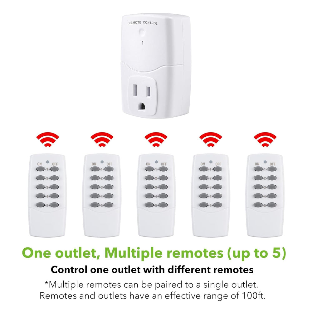 BN-LINK lifestyle living room scene showing remote outlets powering decor