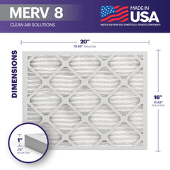 BNX TruFilter close-up of pleated electrostatic media highlighting superior capture