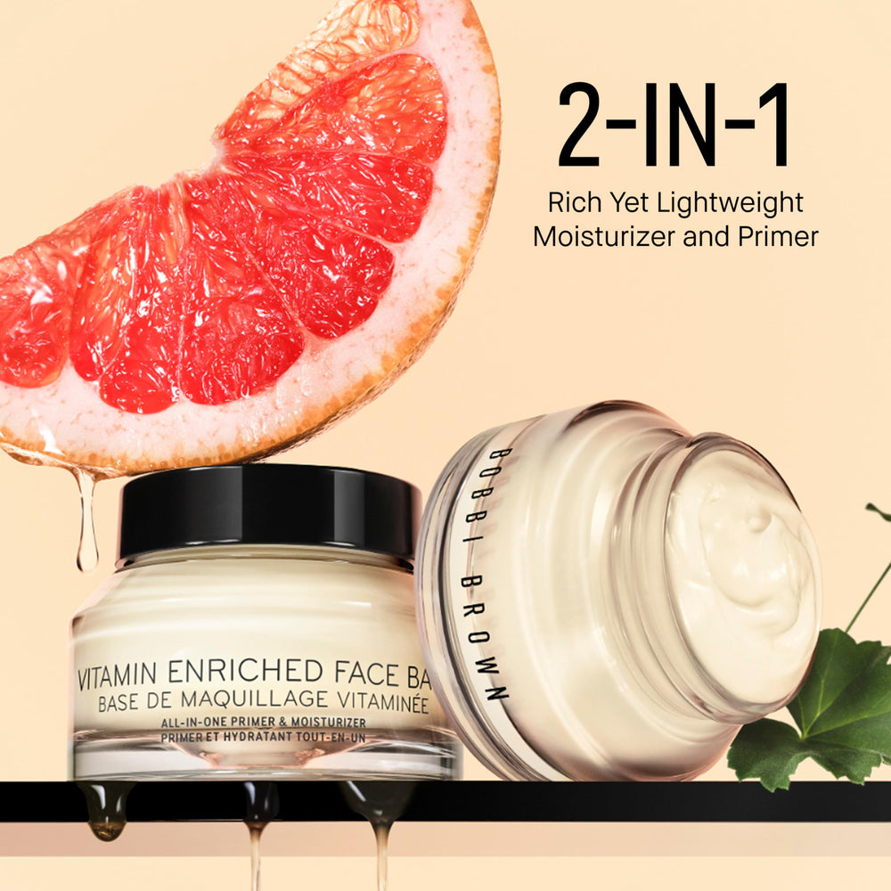 Bobbi Brown travel-size next to everyday items highlighting compact convenience