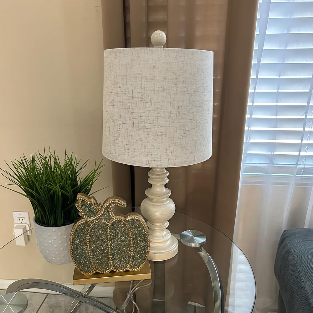 BOBOMOMO lamps on nightstand staged for bedroom ambience and warmth