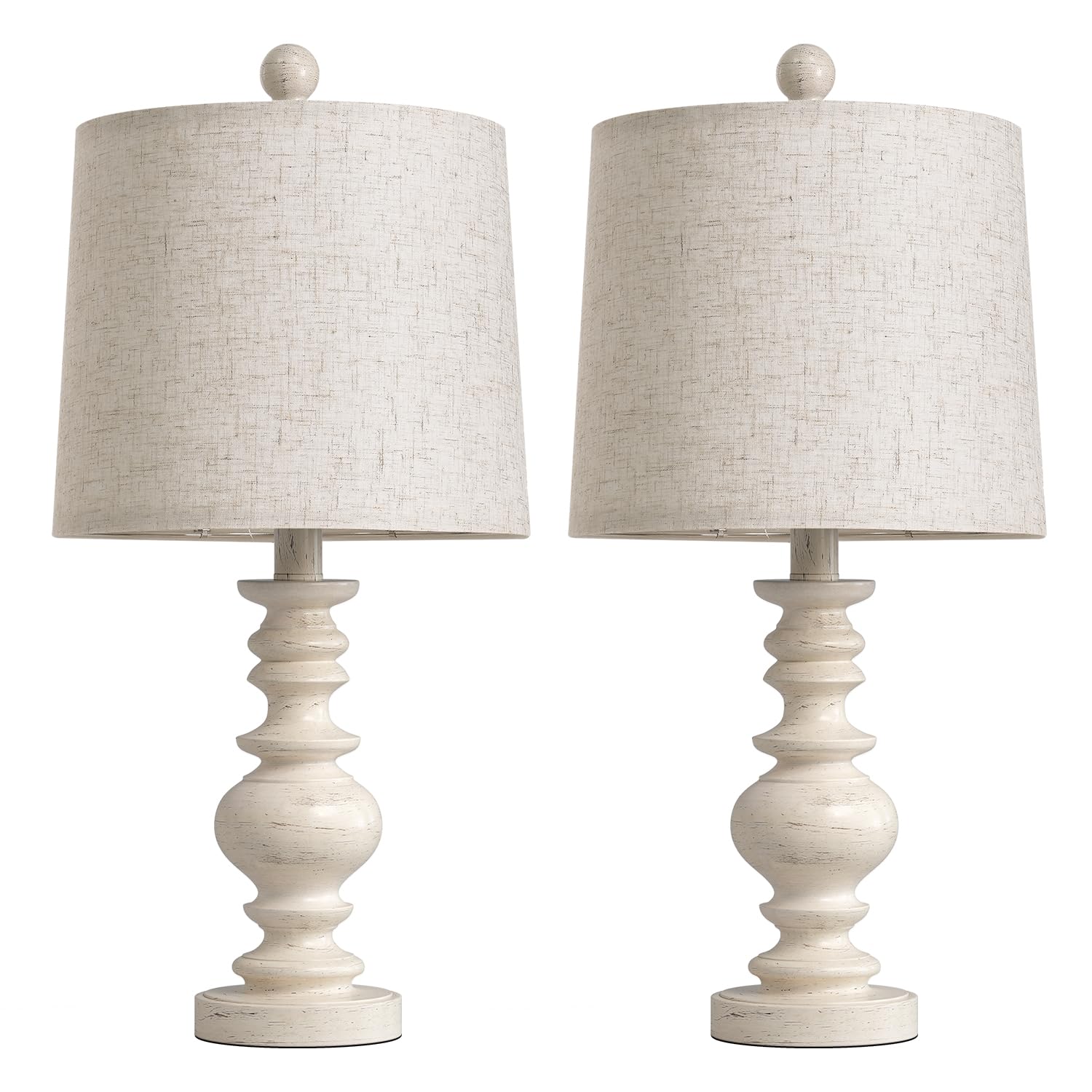 BOBOMOMO two lamps styled in living room for coordinated farmhouse look