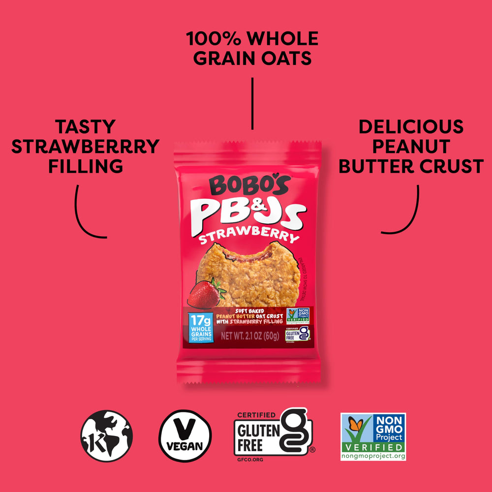 Bobo's close-up of oat crust texture showing whole grain and satisfying chew benefit