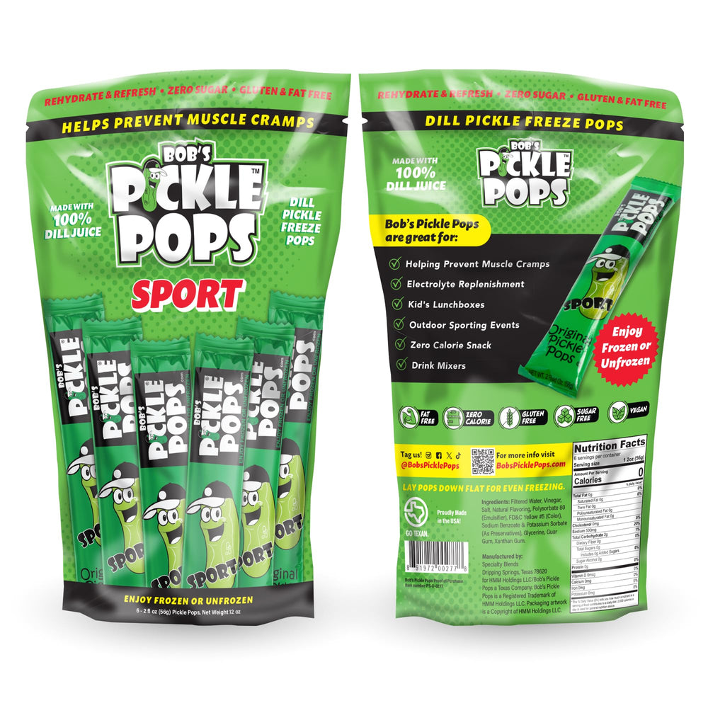Bob's Pickle Pops enjoyed after workout for quick electrolyte support