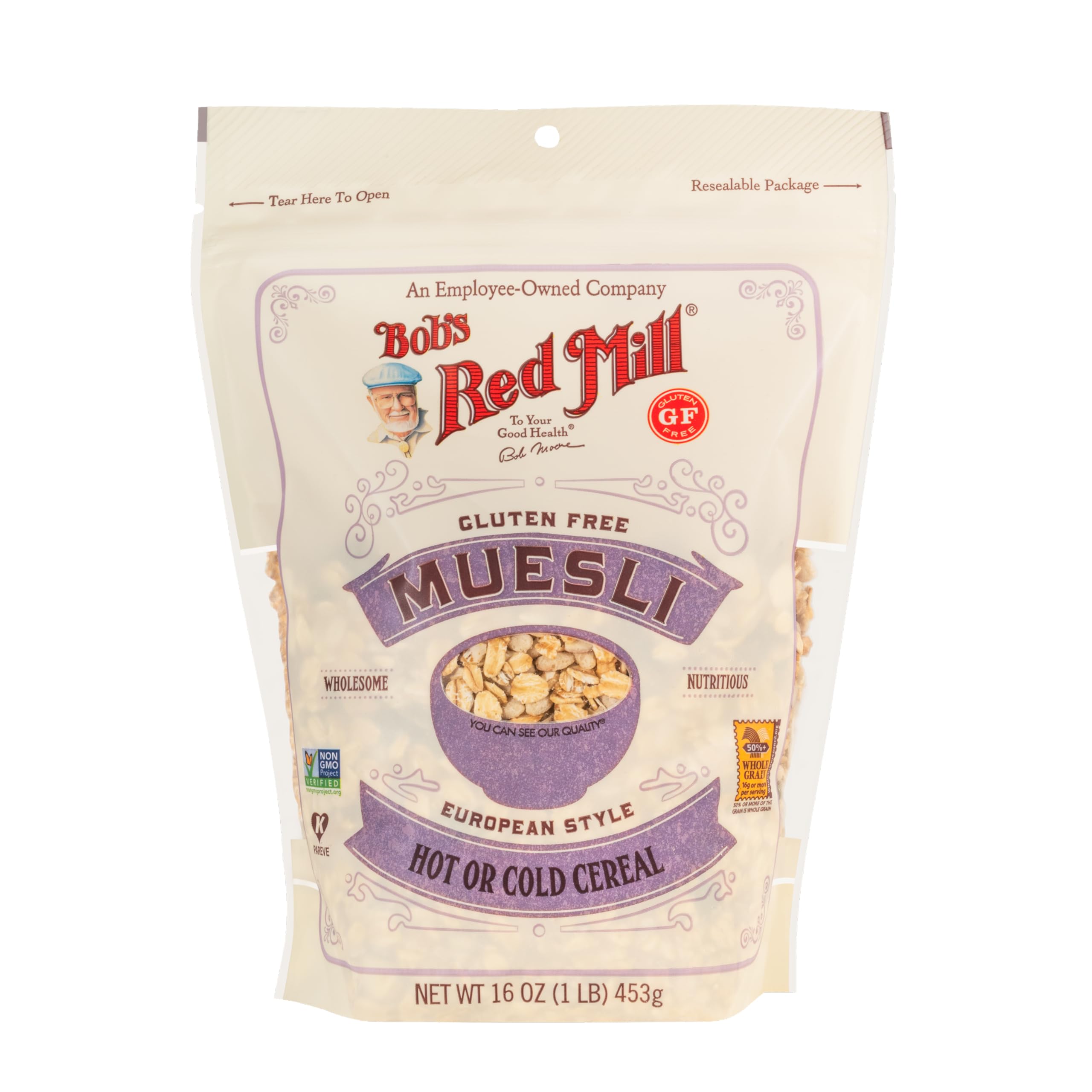 Bob's Red Mill muffins studded with muesli showing baking mix-in benefit