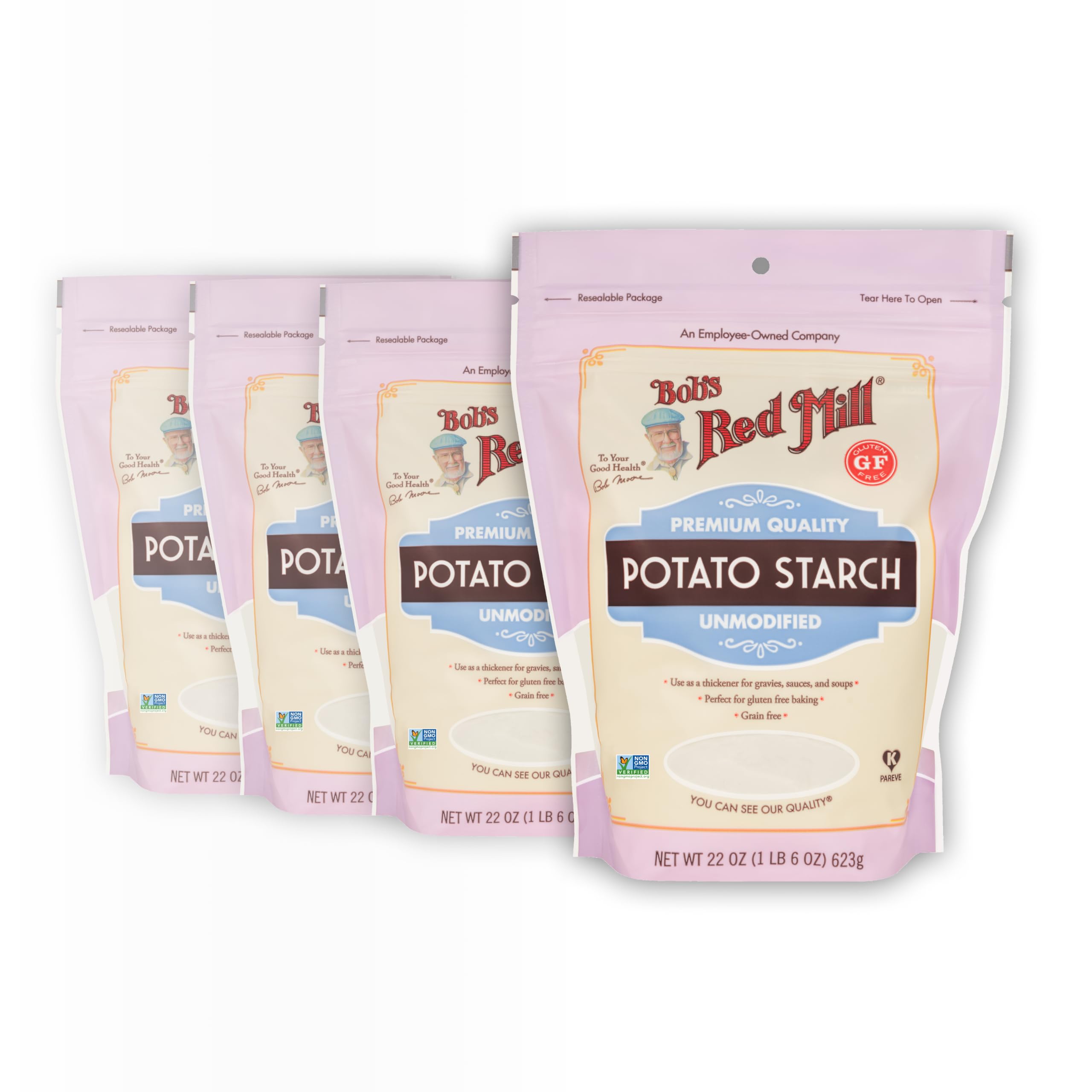 Bob's Red Mill front packaging showing 22oz bag and clear labeling, reliable pantry staple