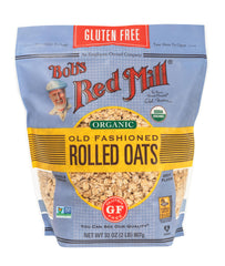 Bob's Red Mill oats flakes texture close-up showing whole grain integrity