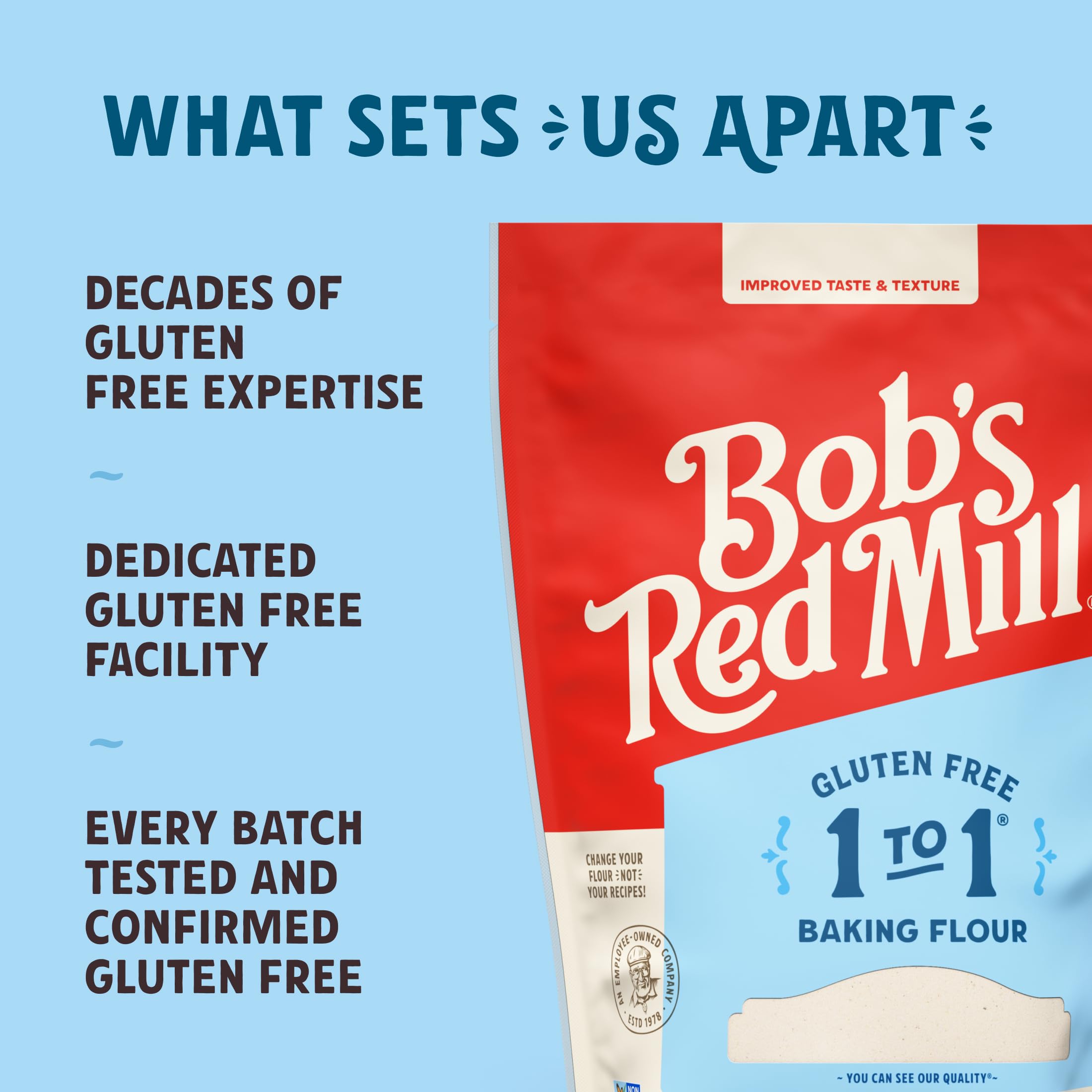 Plated pancakes made with Bob's Red Mill flour served for breakfast, showcases delicious results