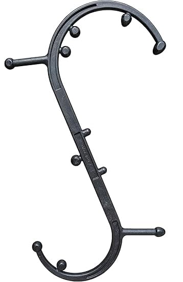 Body Back Buddy front view showing dual hooks and knob layout for versatile relief