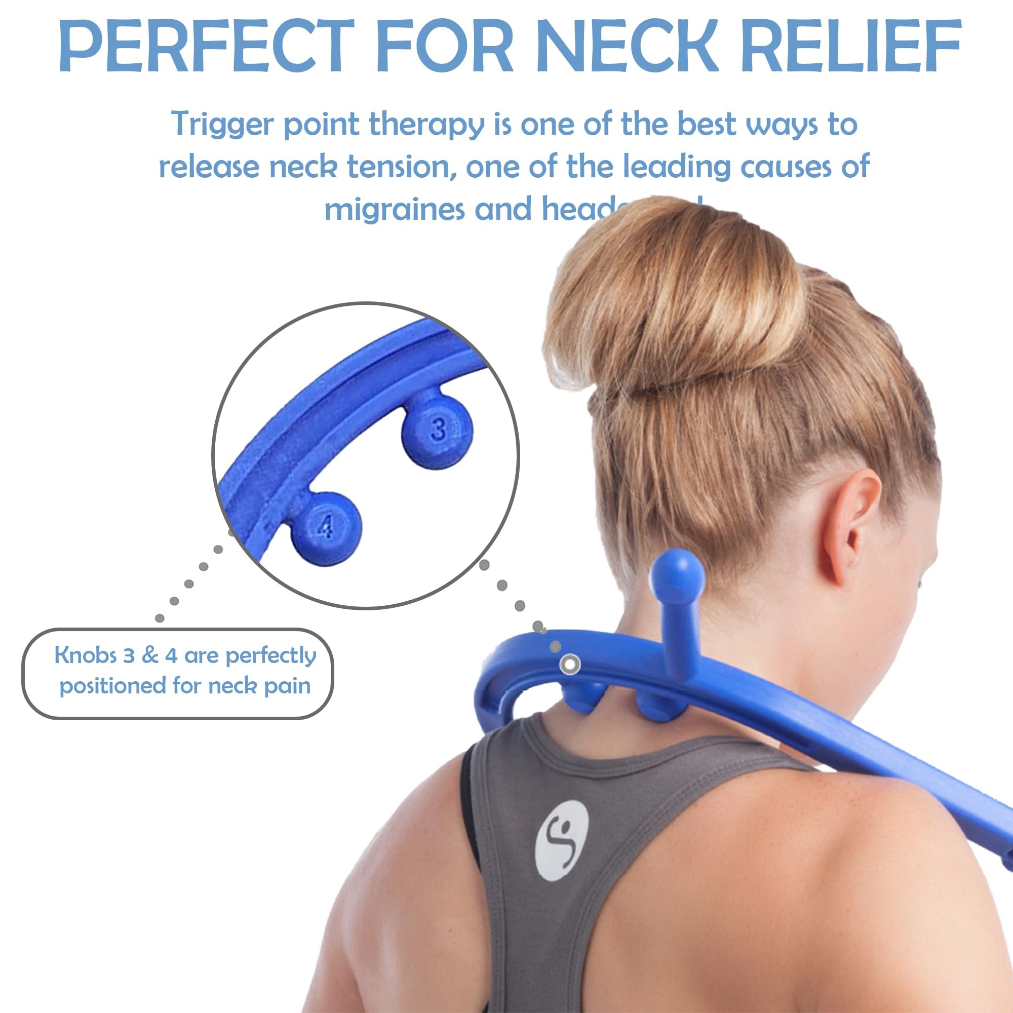 Body Back packaging with assembly guide for simple snap-together setup
