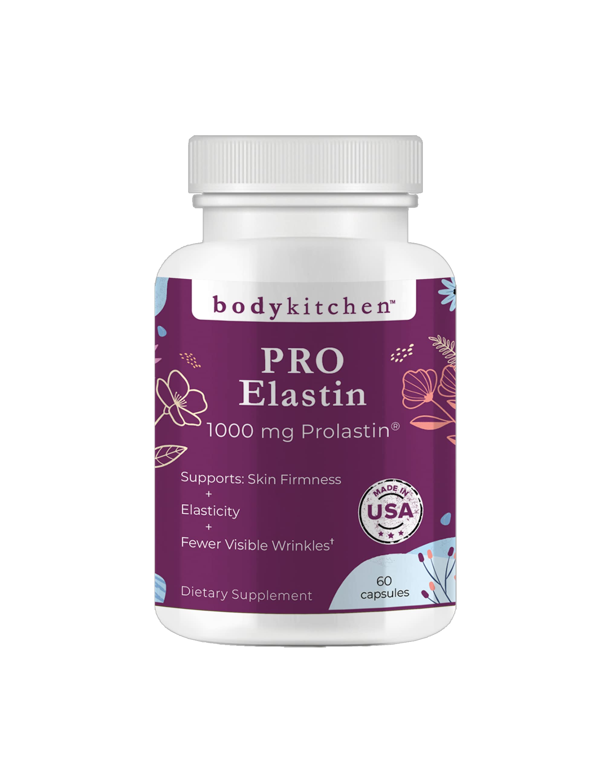 Body Kitchen front label showing supplement benefits and clear branding