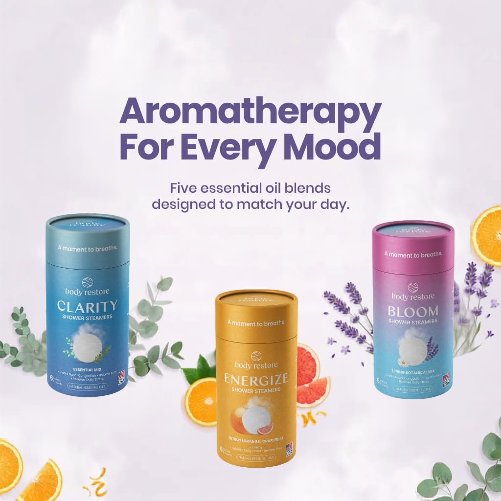 Body Restore tablet partially dissolved illustrating steady aroma release