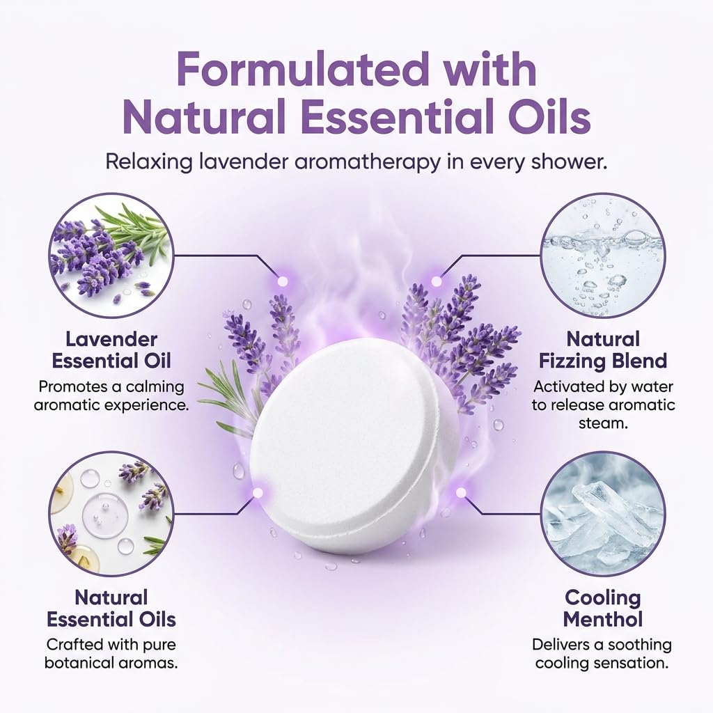 Body Restore five tablets arranged to show floral scent variety