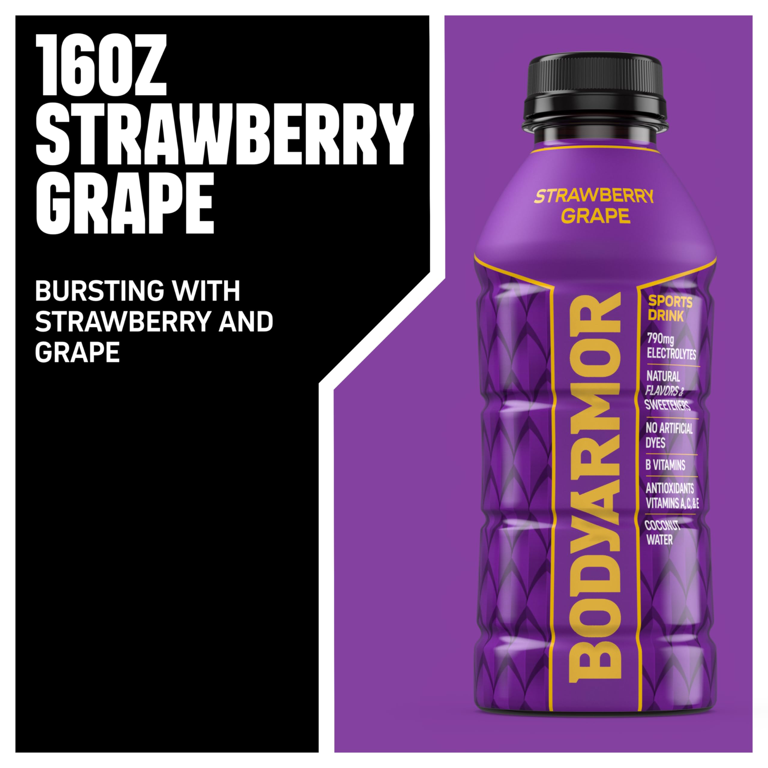 BODYARMOR coconut water detail illustrating natural ingredient and subtle flavor benefit