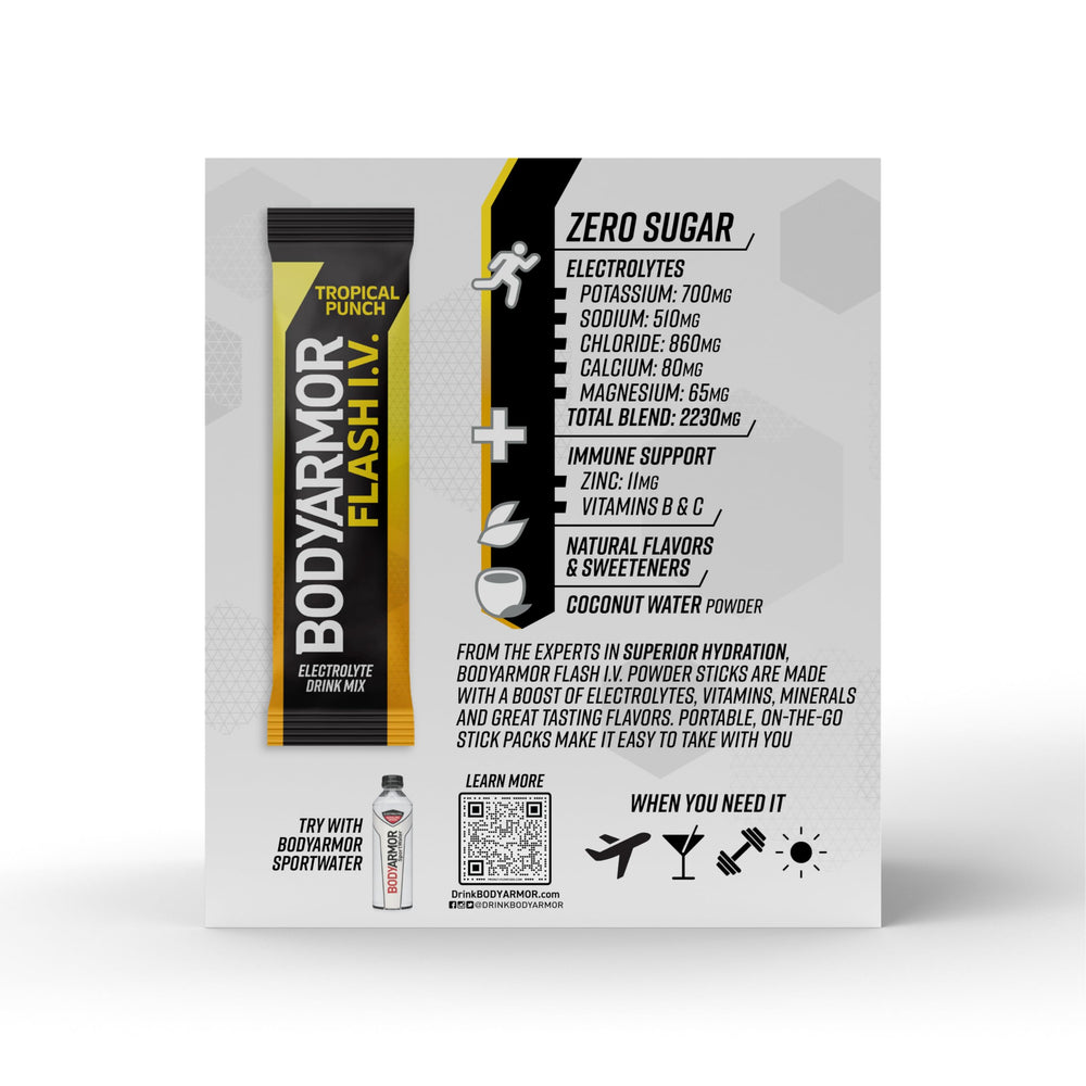 BODYARMOR sticks inside gym bag showing on-the-go hydration readiness