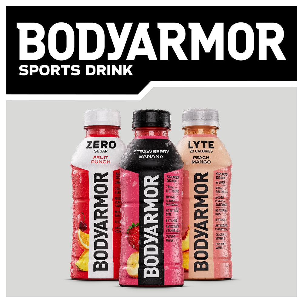 BODYARMOR pouring into cup to display color and drinkability for immediate refreshment