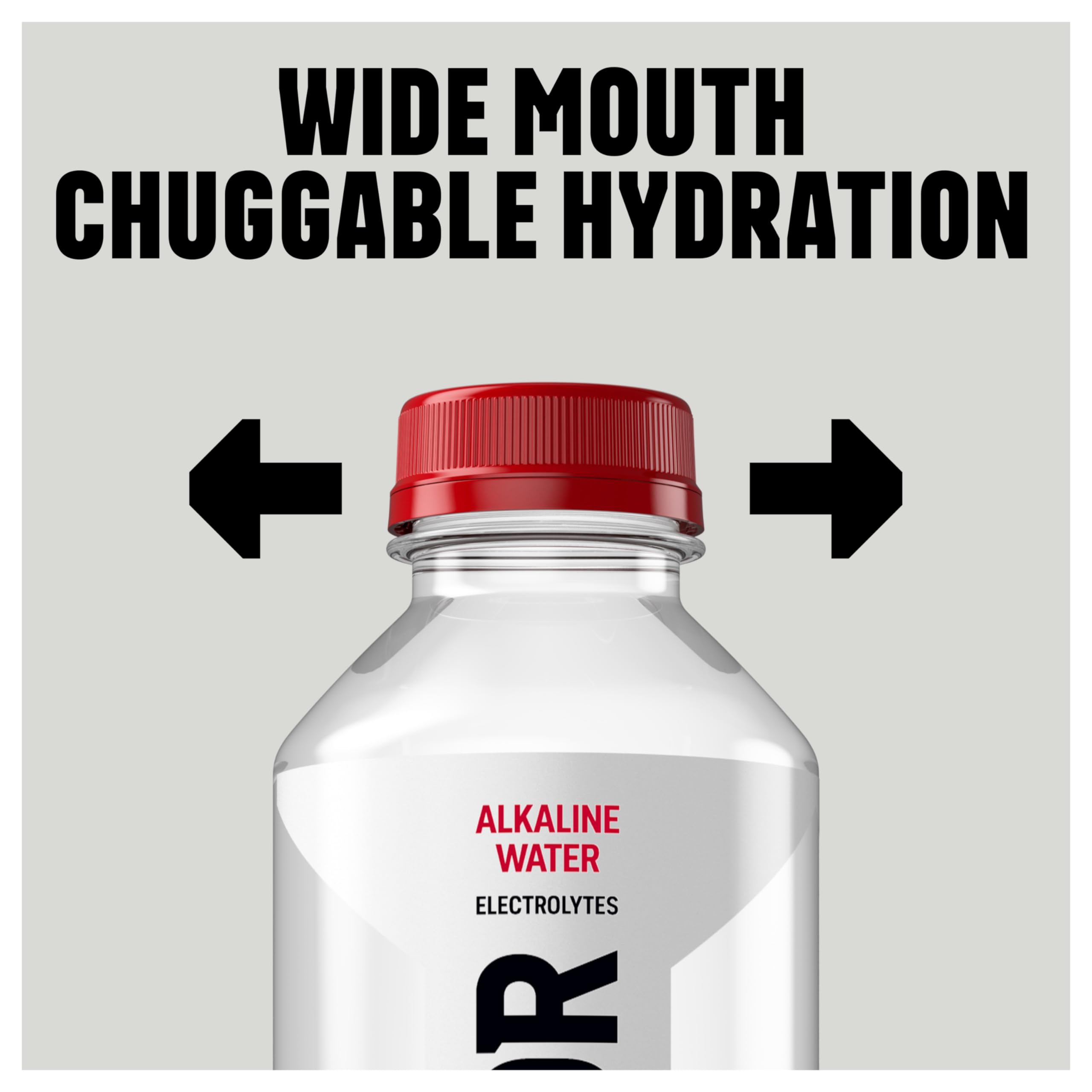 BODYARMOR SportWater bottle close-up texture showing grip and durability