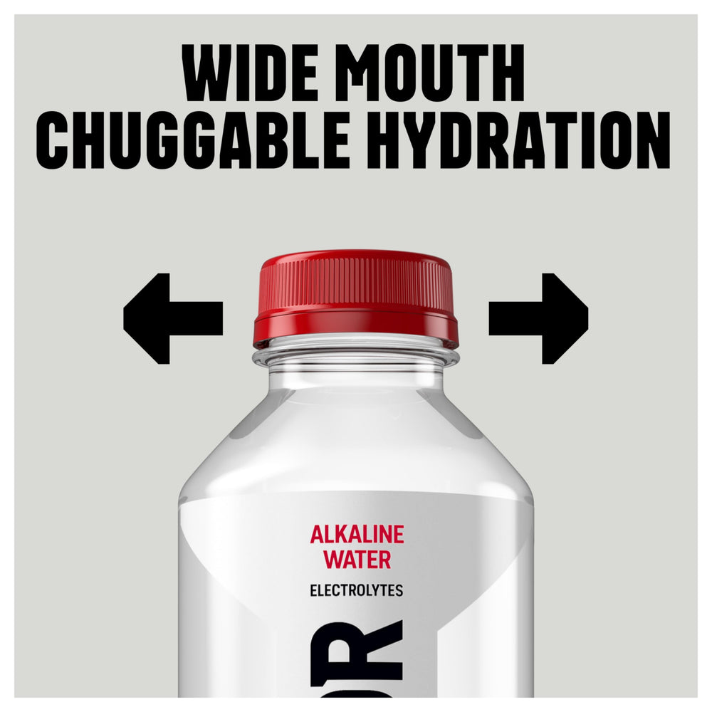 BODYARMOR SportWater bottle close-up texture showing grip and durability