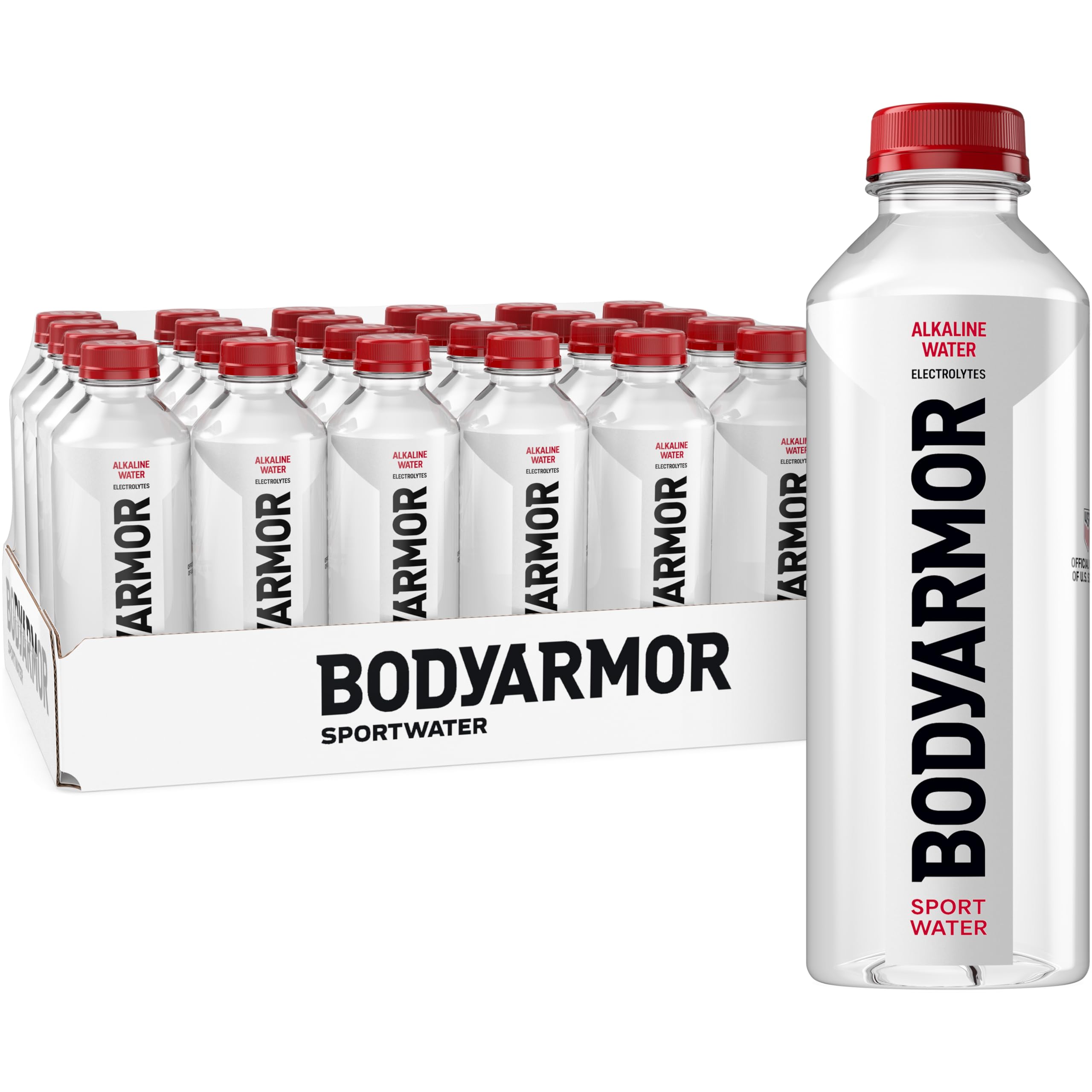 BODYARMOR SportWater front packaging showing pH 9+ and 700mL benefit