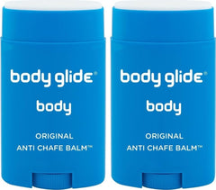 BodyGlide front packaging showing 1.5oz stick and 2-pack convenience