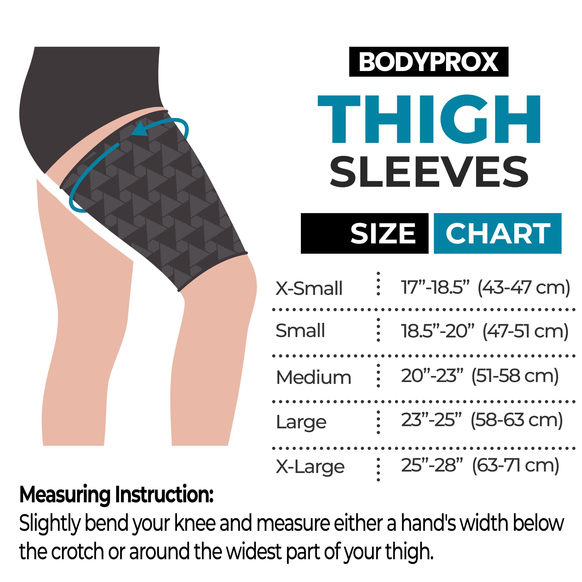 Bodyprox close-up of knit fabric texture offering breathable, comfortable compression