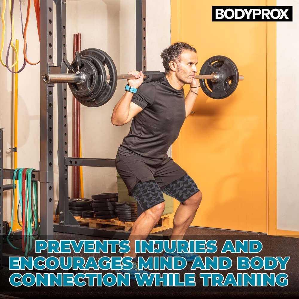 Bodyprox sleeve worn under pants showing discreet protection all day