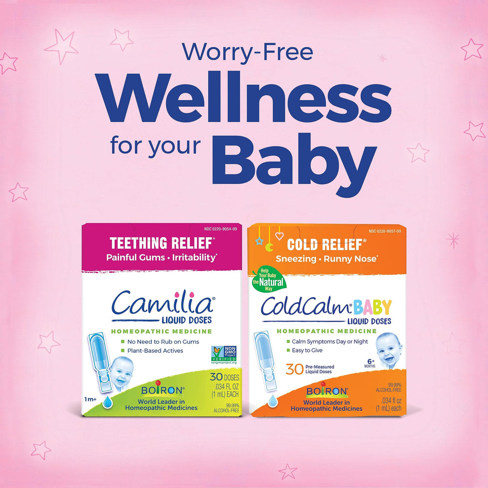 Boiron Camilia sterile ampoule opened to demonstrate single-use hygiene benefit