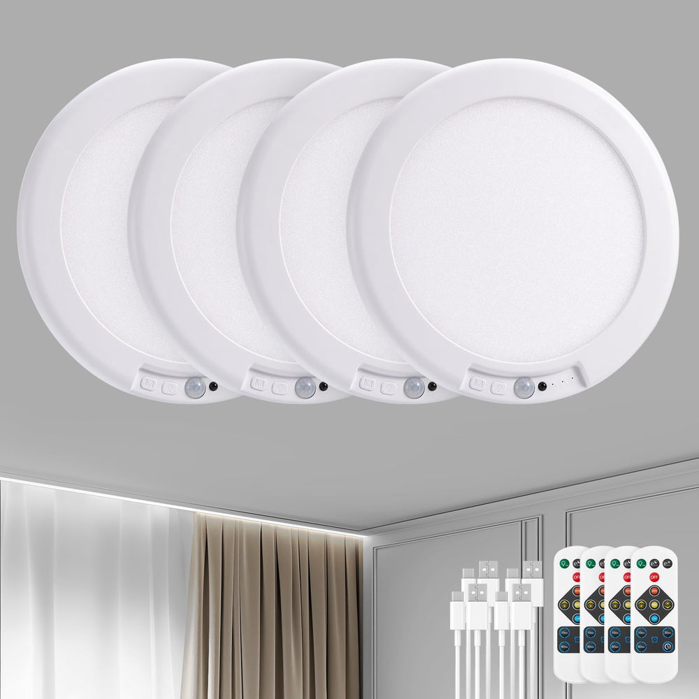 bojim ceiling light front view showing sleek design and instant brightening