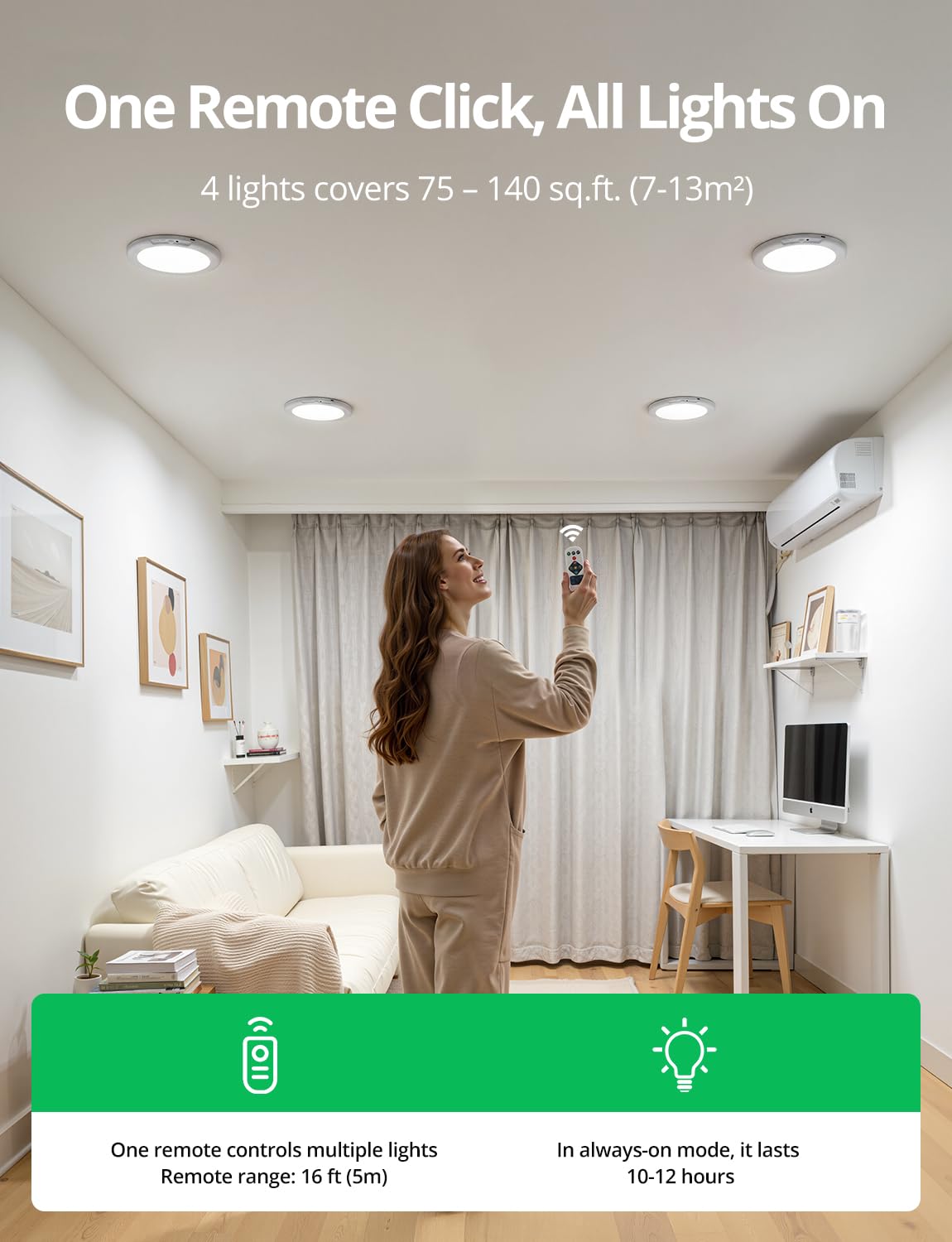 bojim mounted in closet offering spot illumination for clothing and shelves