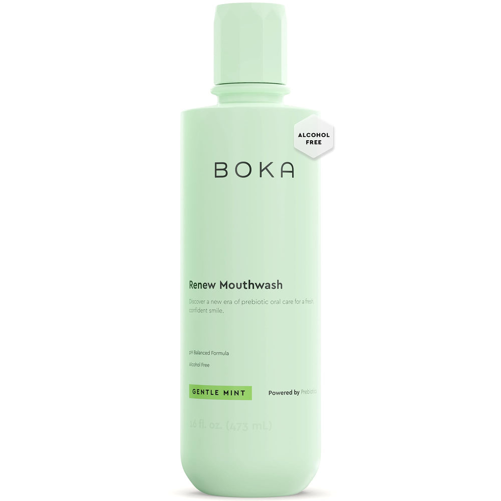Boka front packaging showing bottle and label for quick product identification and benefits