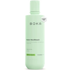 Boka front packaging showing bottle and label for quick product identification and benefits