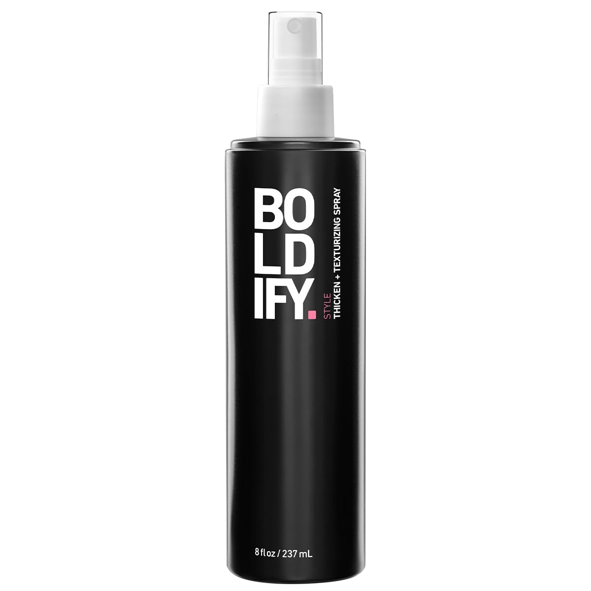 Boldify front packaging showing sleek bottle and quick volume benefits